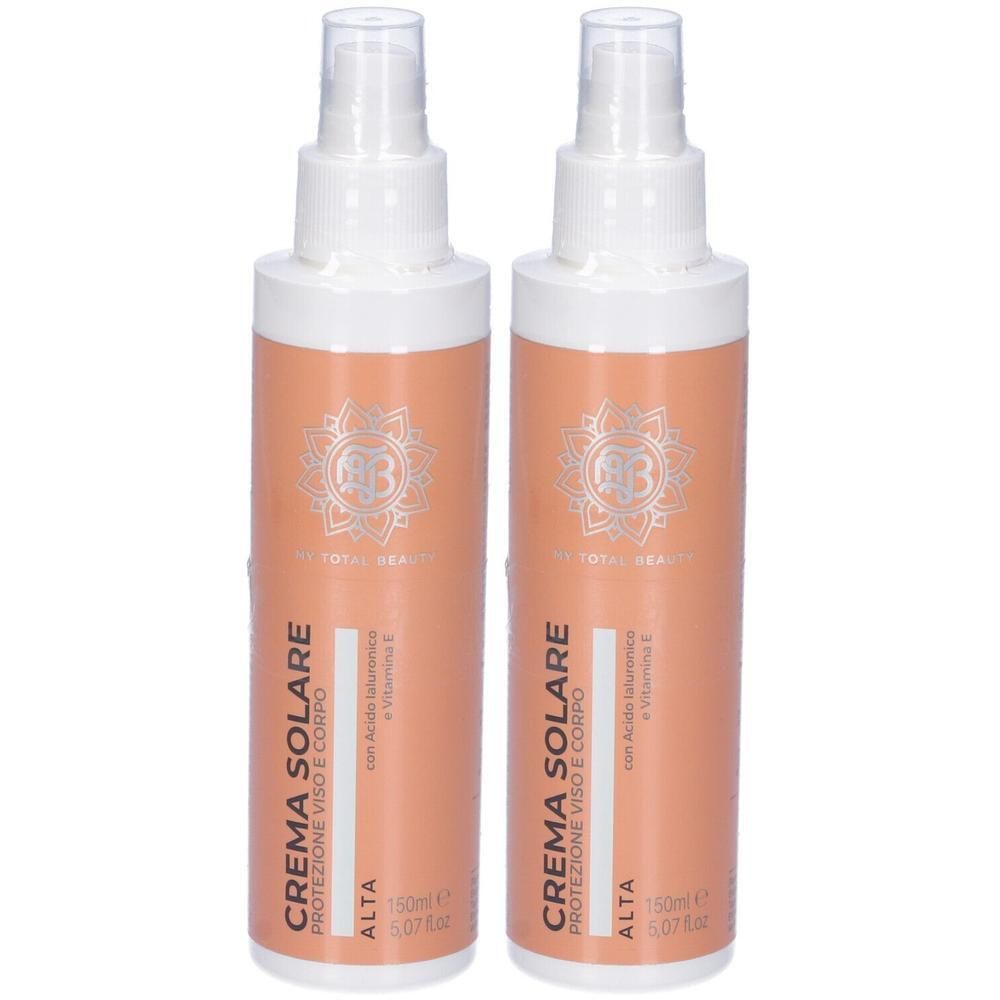 My Total Beauty Crema Solare Protezione Alta Spray 2x250 ml