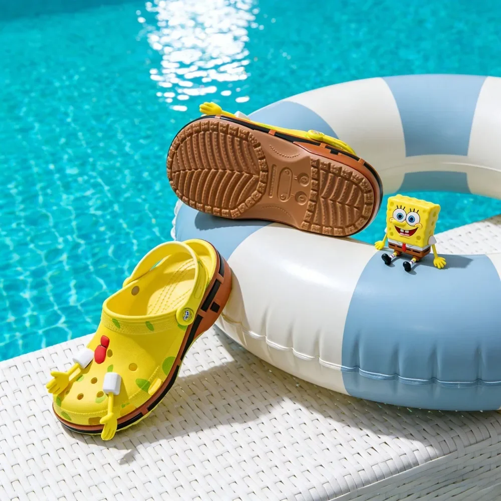 Anime SpongeBob Patrick Star Schuhe Paar-Cartoon-Clogs Sommer Strand Rutschfeste EVA Geschlossene Zehen Komfort Ultra Coole Neue Sandalen Geschenk