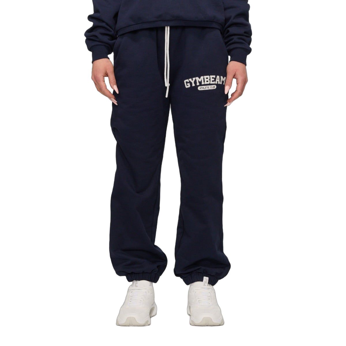 Joggers donna Varsity blu oversize con tasche 1 St