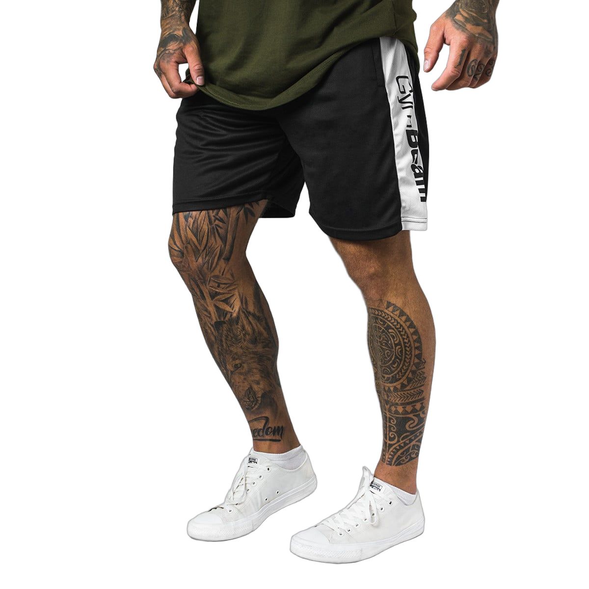 Pantaloncini uomo Vertical neri regular 1 St