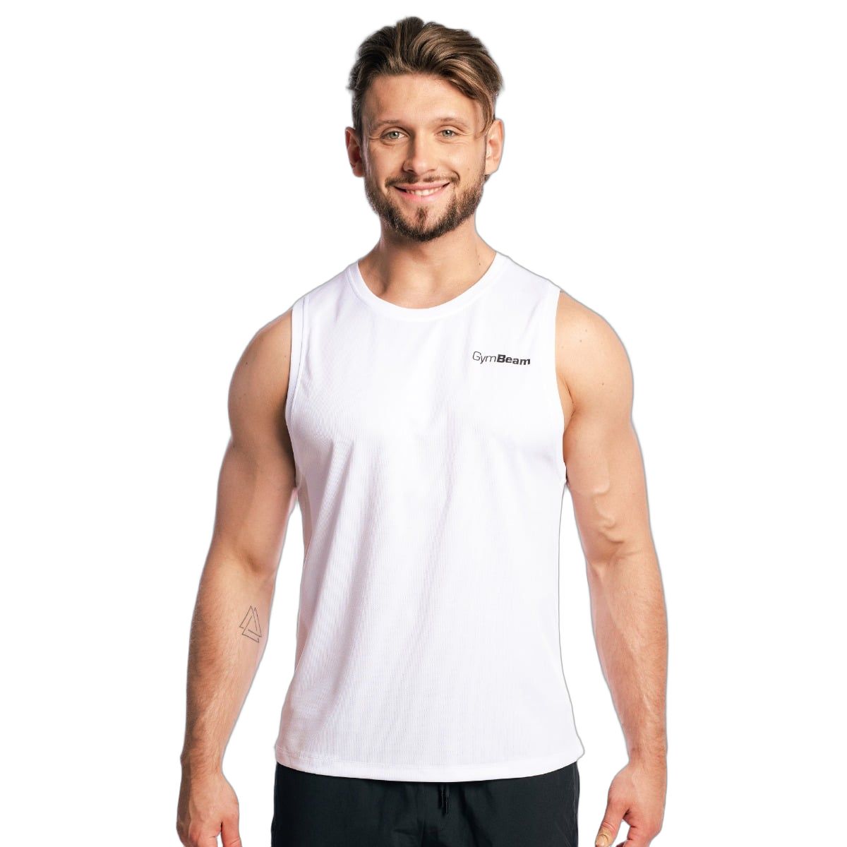 Canotta uomo regular in mesh Base White 1 St