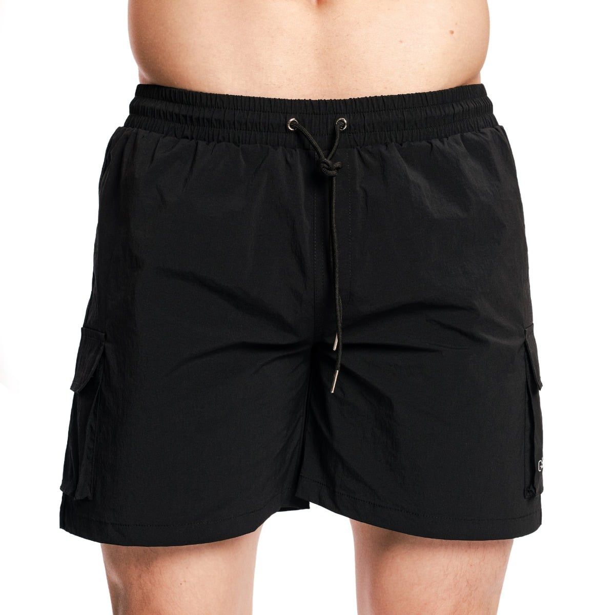 Costume da bagno uomo Cargo nero con tasche 1 St