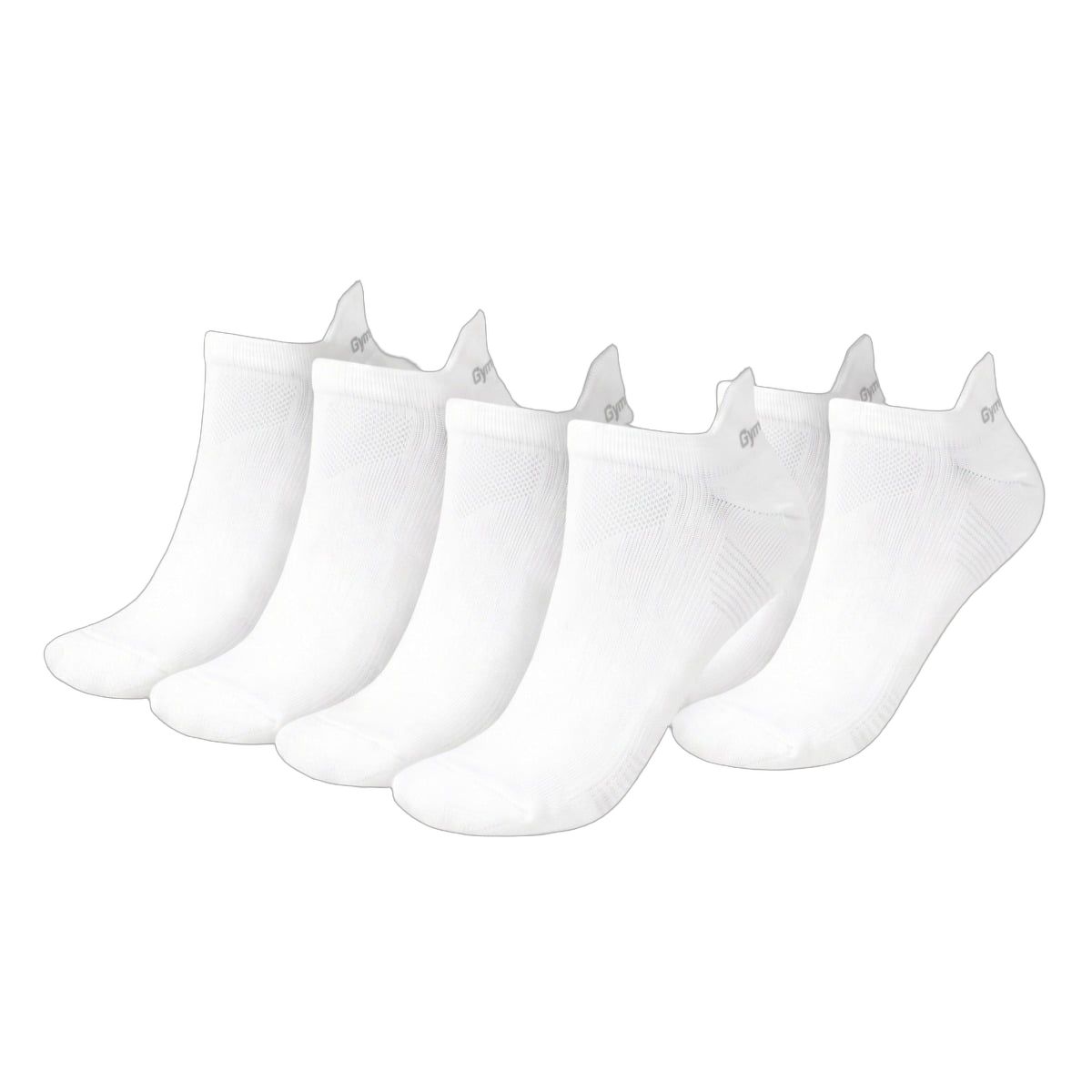 Calze unisex alla caviglia 3Pack bianche 1 St