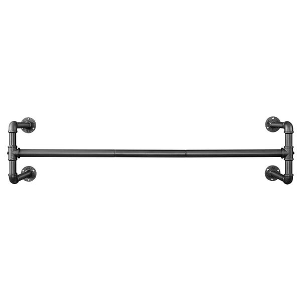 Songmics Wandgarderobe schwarz 112/30/29,3 cm, 112x29.3x30 cm
