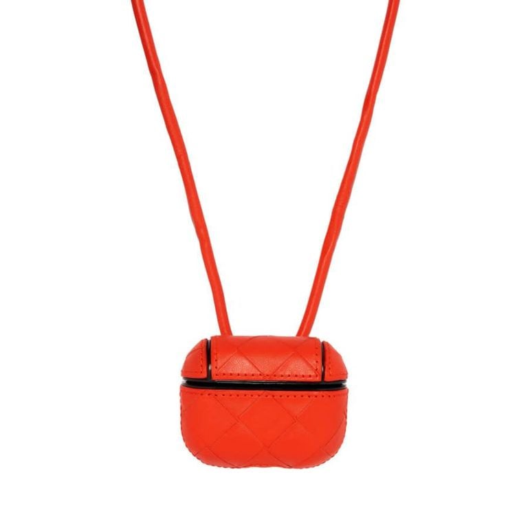 Intrecciato Airpods Pro Case - Red - Bottega Veneta Cases