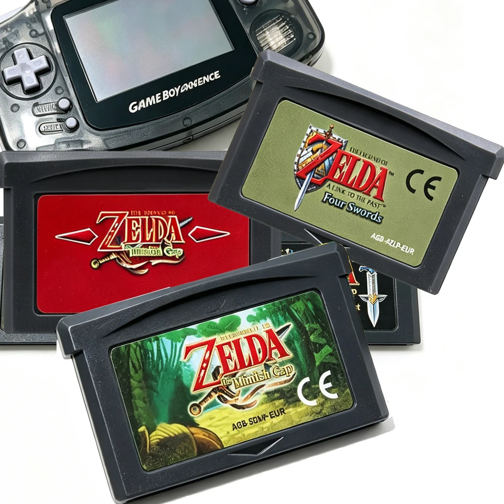 Zelda GBA Game Cartridge 32 Bit Video Game Console Legend Of Zelda Game Card Link To The Past Awakening DX Minish Cap