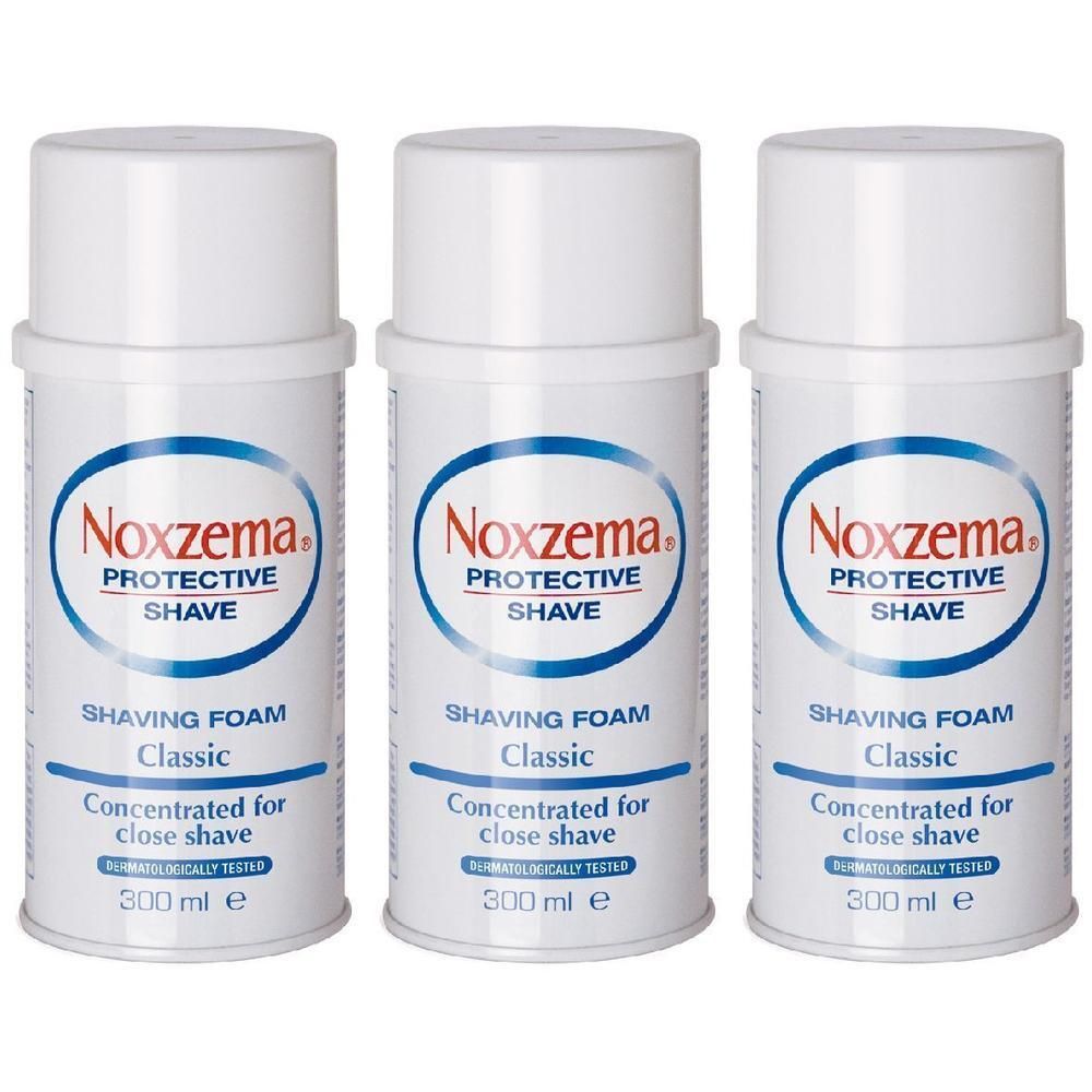 Noxzema Protective Shave Classic 3x386 g Schiuma