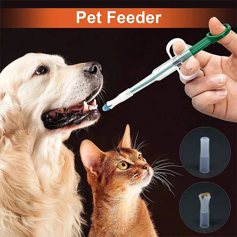 1/5/10Pcs Pet Pille Applikator Katzen Hunde Spritze Pille Wasser Milch Rohr Feeder Trinker Entwurmung Spritze pet Medizinische Injektion Werkzeug