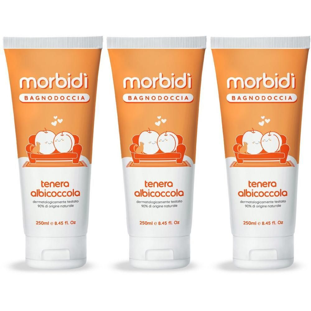 Morbidì Bagnodoccia Tenera Albicoccola 250ml 3x250 ml Detergente