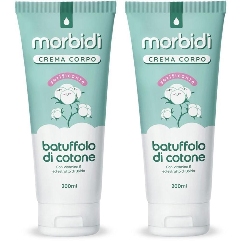Morbidì Crema Corpo Batuffolo Di Cotone 2x200 ml