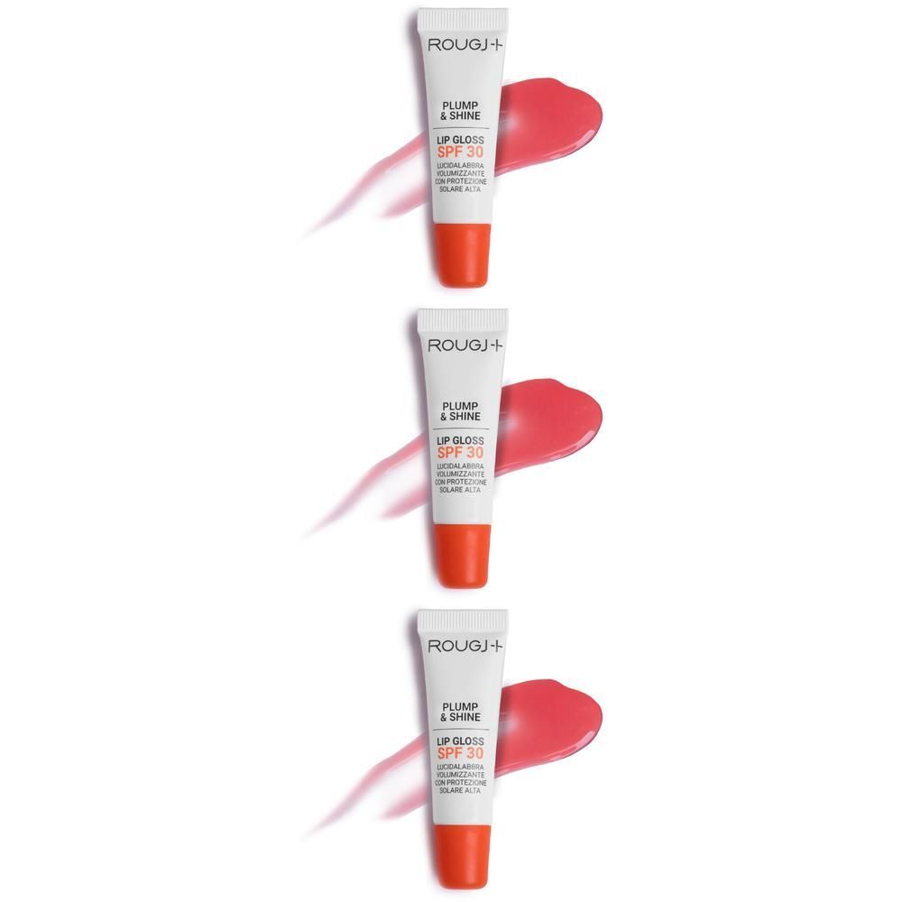 Rougj Plump & Shine 3x10 ml Protezione per le labbra