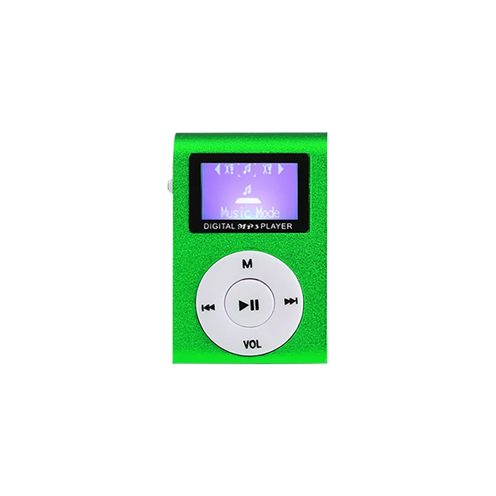 Lecteur MP3 avec clip métallique pour écran, lecteur MP3 enfichable, mini lecteur MP3 à clip, lecteur MP3 étanche pour le sport, lecteur MP3 sportif