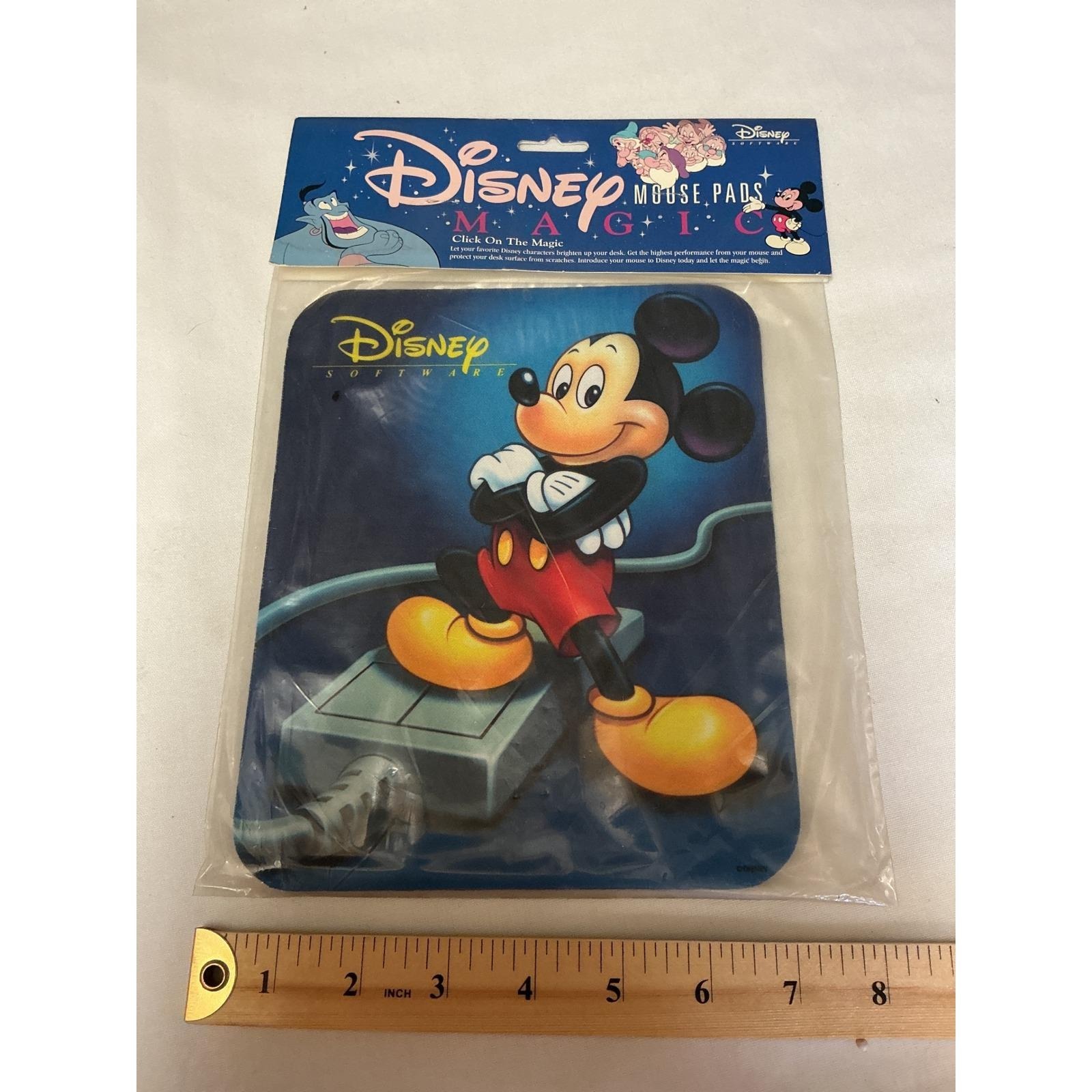 Disney Computers, Laptops & Parts | Vintage Disney Software Magic Mickey Mouse Pad New Sealed Retro Blue Yellow | Color: Blue/Tan/Yellow | Size: Os
