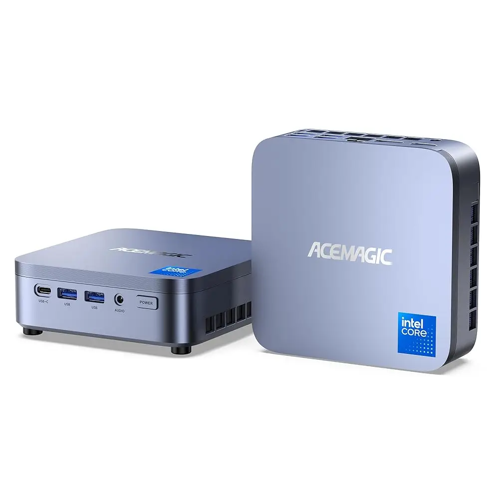 ACEMAGIC M5 Mini-PC Windows 11 Pro Intel Core 14650HX 32GB DDR4 1TB SSD Mini-Computer NVMe für Geschäft Büro Zuhause Desktop-PC