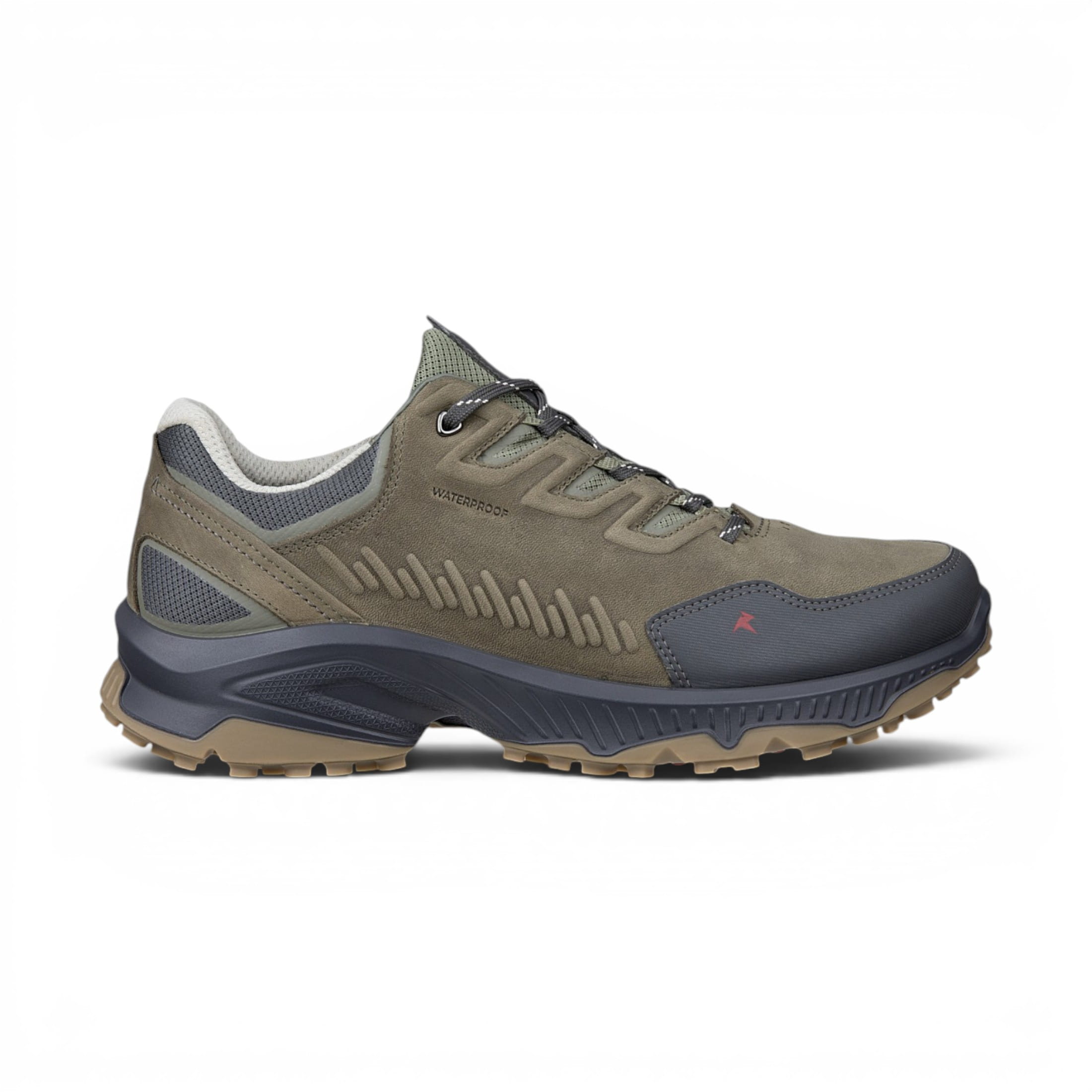 Ecco Men's Green Leather Waterproof Hiking Trainer Sneaker Schuhe – Receptor XP