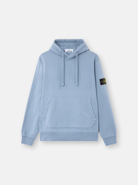 6100062 Organic Cotton Fleece - Blue - Stone Island Sweats