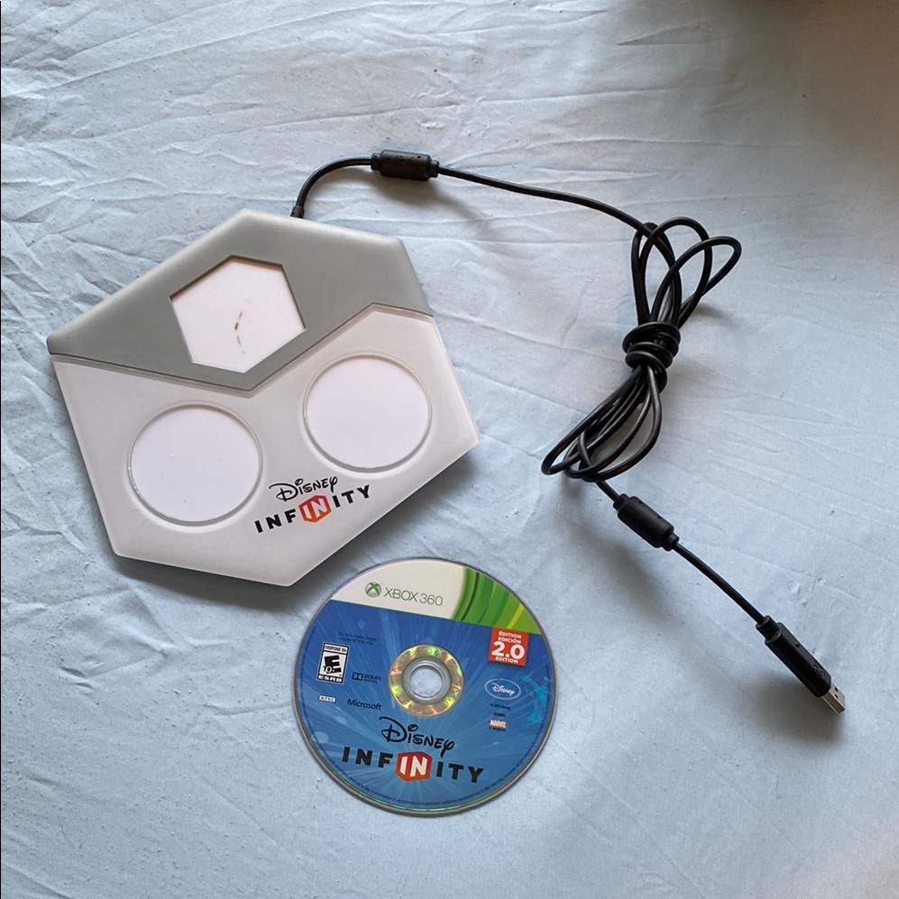 Disney Video Games & Consoles | Disney Infinity Xbox 360 Base With Game Disc | Color: Gray/White | Size: Os
