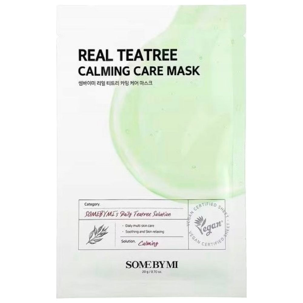 SOME BY MI Real Teatree Calming Care Mask 1 pz Maschera viso