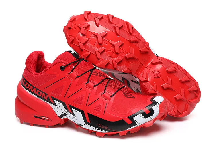 Herren Salomon Speedcross 6 Rot/Schwarz Trailrunning-Schuhe | Contagrip-Außensohle