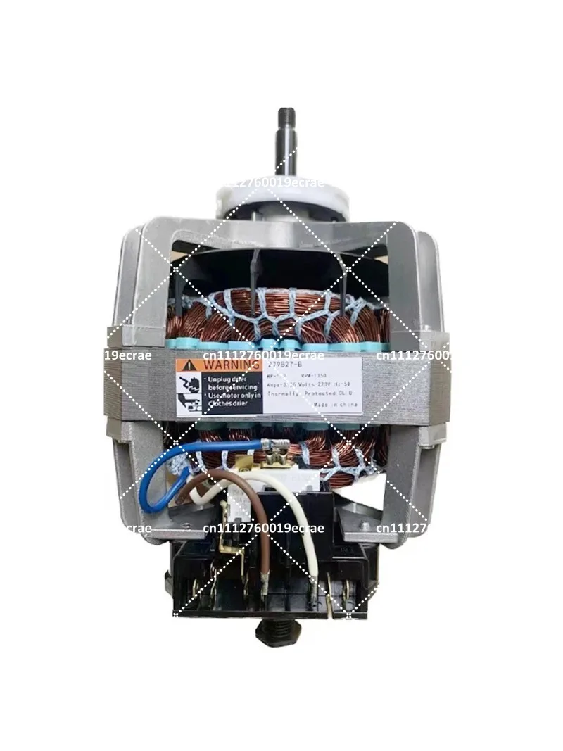 Moteur de sèche-linge blanc 220V, pièce de rechange compatible 279827-B 279827-C - Pièce de réparation pour appareils électroménagers