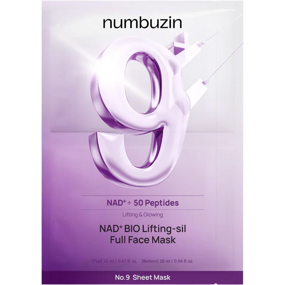Maschera viso NUMBUZIN Nr.9 NAD+ Bio Lifting-sil 28 ml
