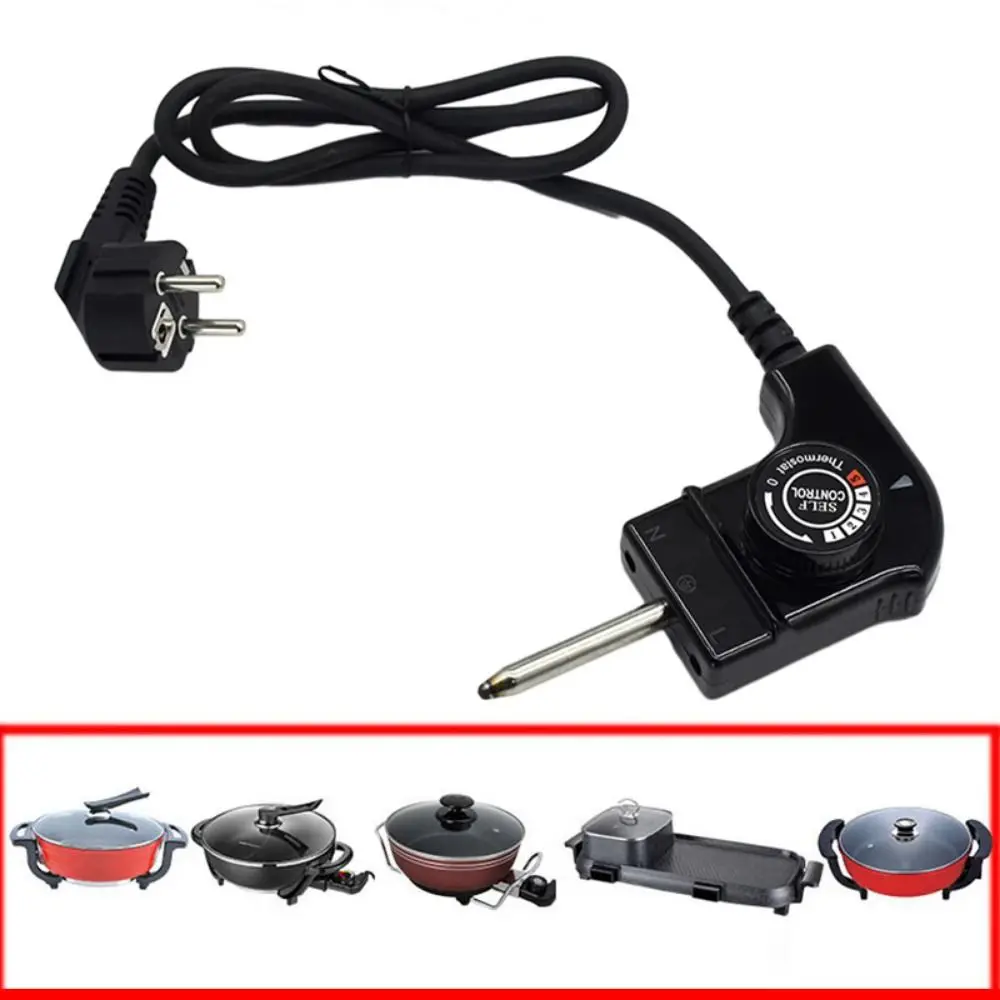 Thermostat électrique à sonde de type aiguille, cordon d'alimentation, norme européenne UE, température réglable, pour appareils électroménagers, outil de cuisine