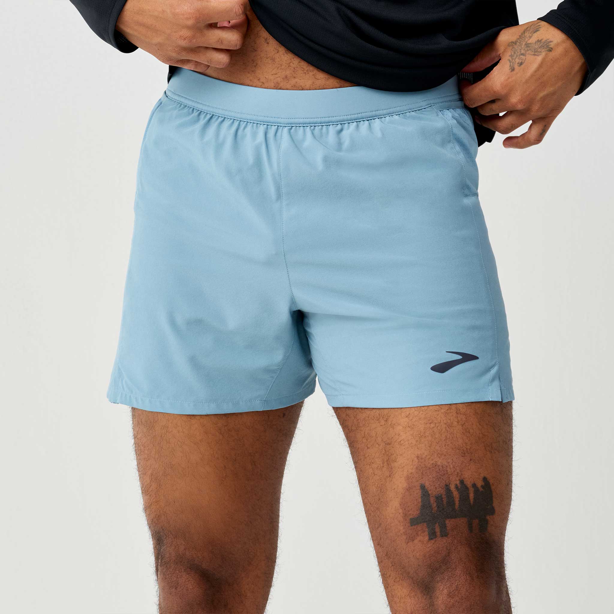 Brooks Journey 5" Short Men's Running Apparel Blue Haze