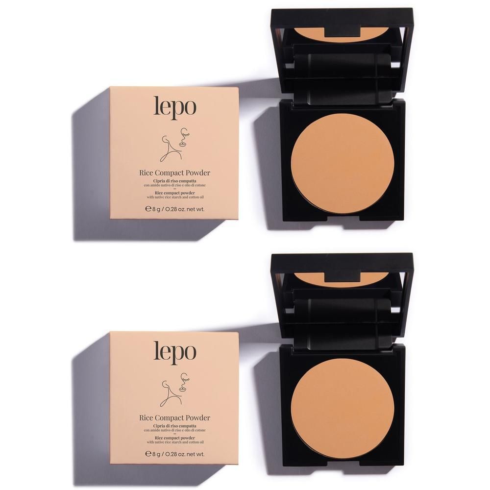 LEPO Rice Compact Powder Cipria di riso compatta NUANCE 93 2x1 pz Make