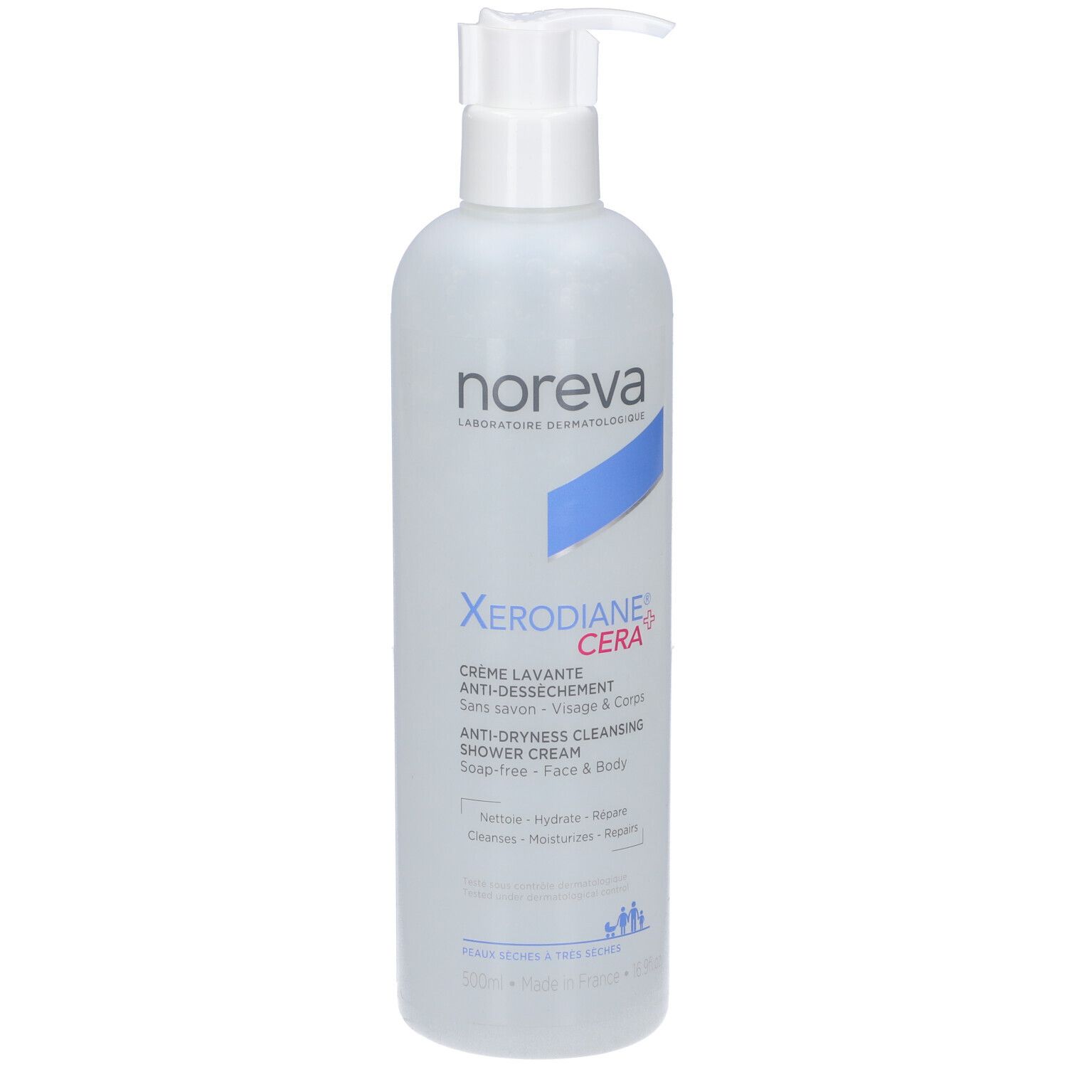 noreva XERODIANE CERA+ Crema Lavante 500 ml Detergente
