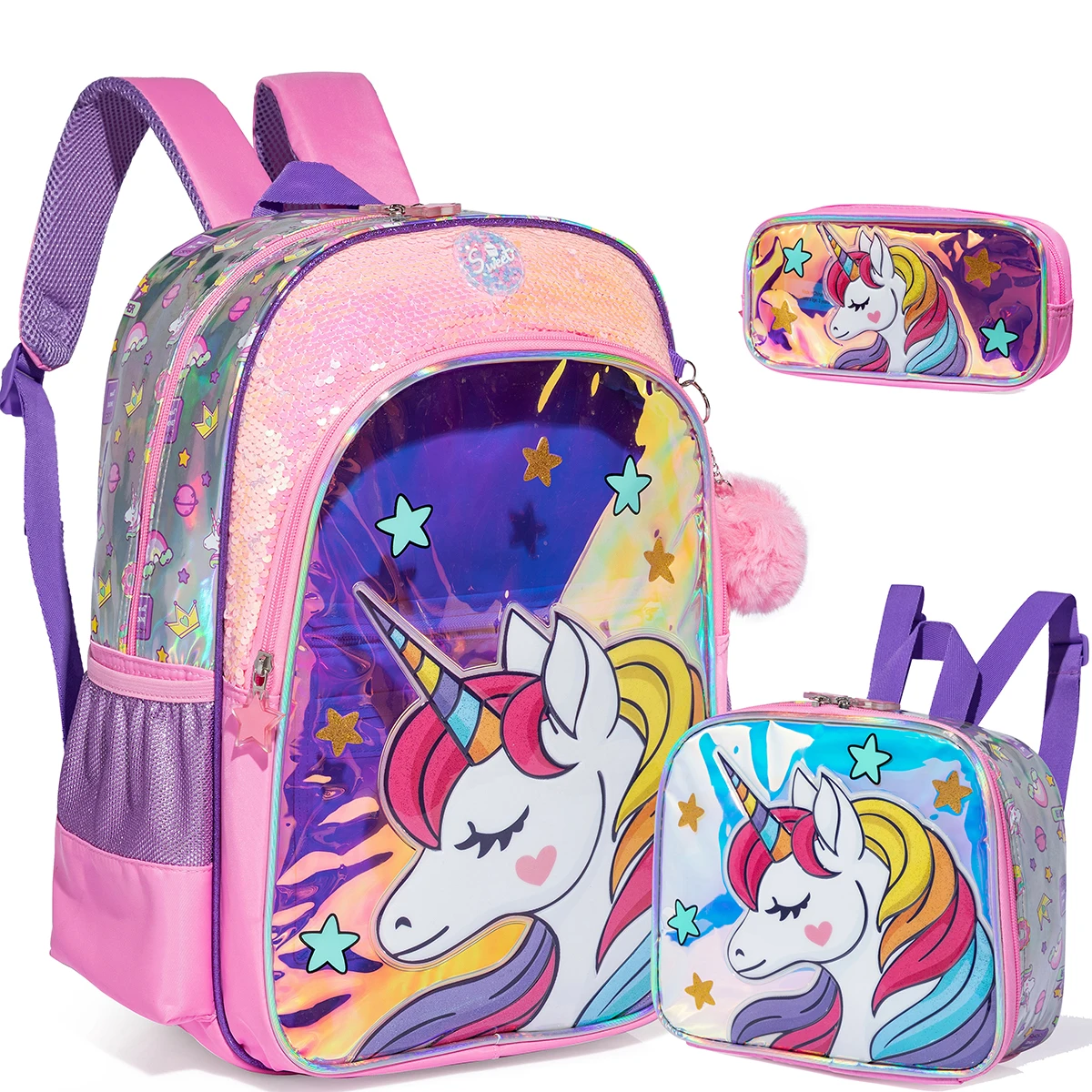 Sacs à dos pour filles, enfants, école, sac à dos mignon pour la maternelle, l'école primaire, sac à dos scolaire à paillettes pour filles, sac à dos scolaire léger
