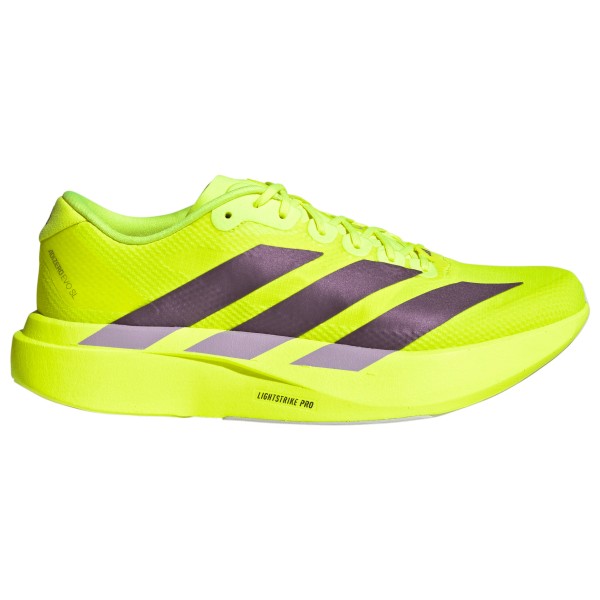 adidas - Adizero Evo SL Woven - Runningschuhe UK 11 | EU 46 gelb/lila