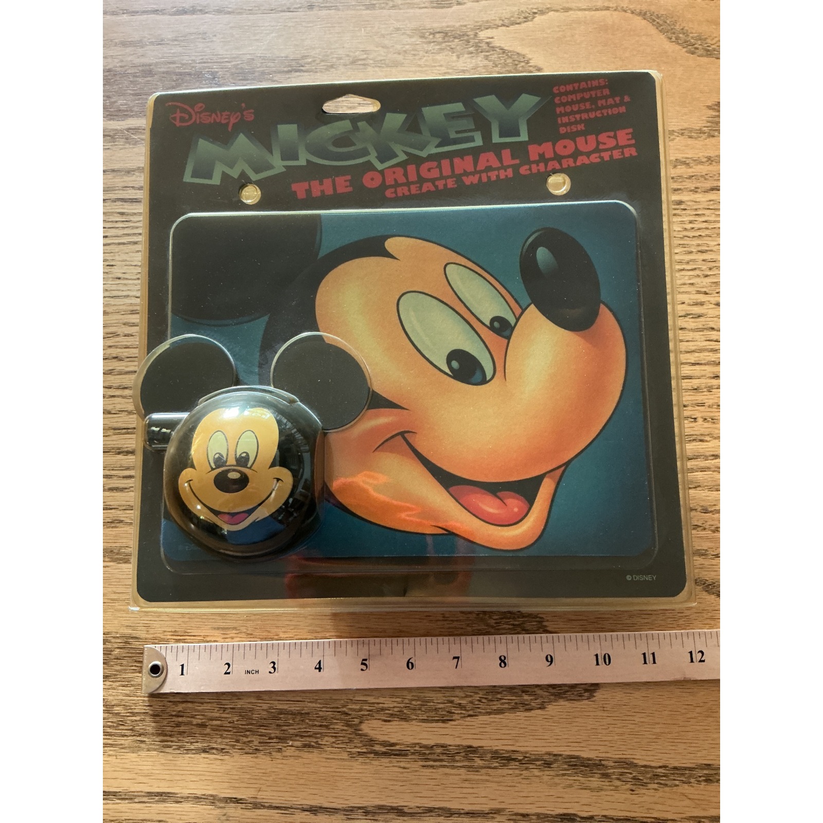 Disney Computers, Laptops & Parts | Vintage Disney Mickey The Original Mouse Computer Mouse Pad Floppy Disk Set New | Color: Black/Blue | Size: Os