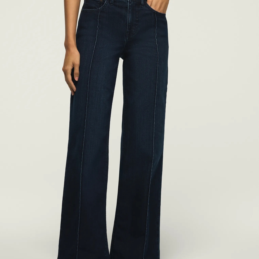 Lucky Brand High Rise Stevie Wide Leg - Women's Pants Denim Wide Leg Jeans in Alluring Wash, Size 32 x 30