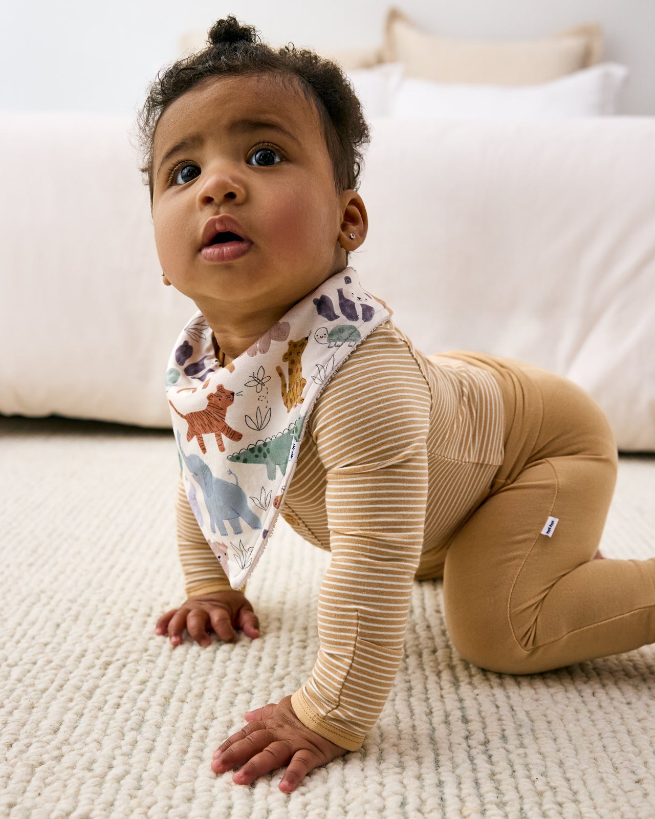 Sweet Safari Bamboo Bandana Bib - OSFA