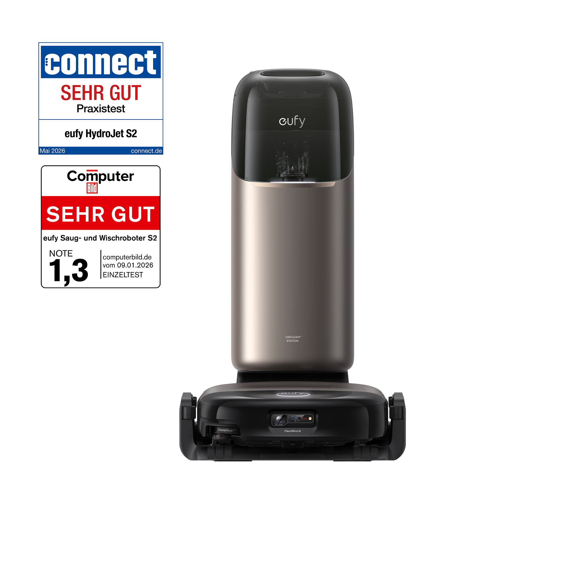 eufy Saug- und Wischroboter HydroJet S2 Image