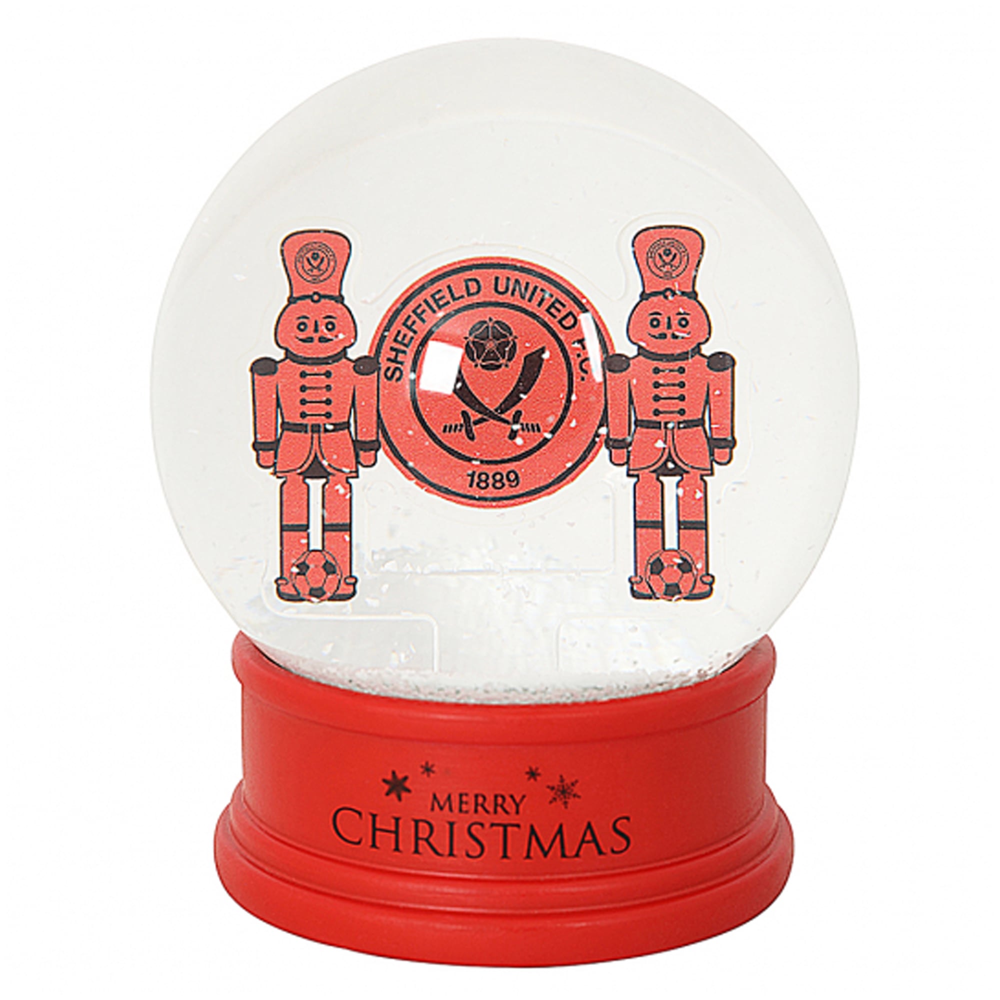 Sheffield United Nussknacker-Schneekugel