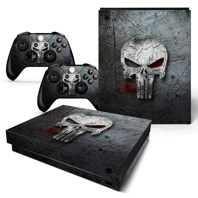 skin Sticker Decal For Xbox One X Console and 2 Controllers For Xbox One X Skins Stickers Vinyl