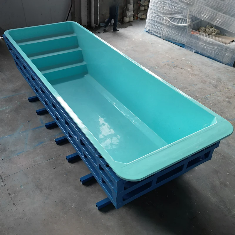 Maison familiale piscine hors sol piscine en fibre de verre Piscine Frp Shell Piscina creusée petite piscine extérieure pour les États-Unis