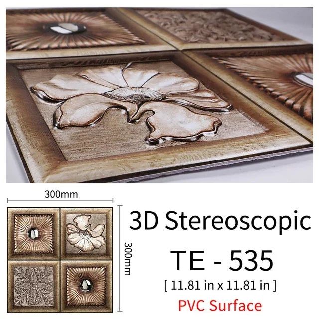 3D Peel and Stick Brick Wall Panels Waterproof PVC Foam Wallpaper Tiles For Stylish Home Makeovers te 535 5 Pcs