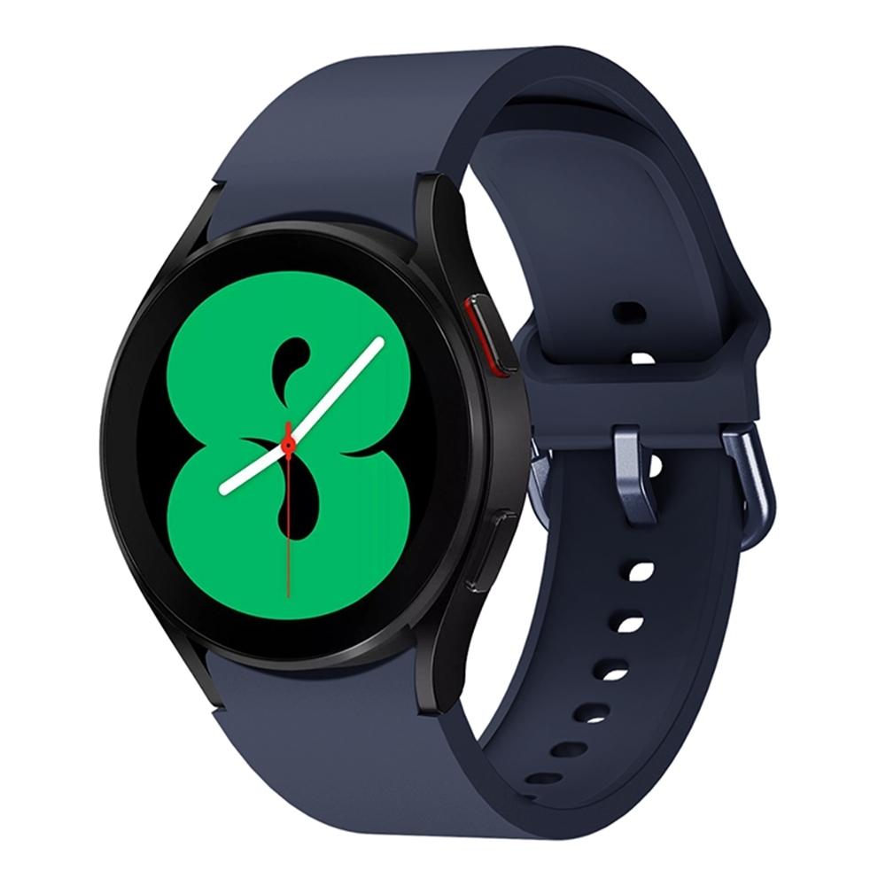 Samsung Galaxy Watch 5 5 Pro Silicone Watch Band Soft Adjustable Replacement Strap With Colorful Buckle midnight Blue