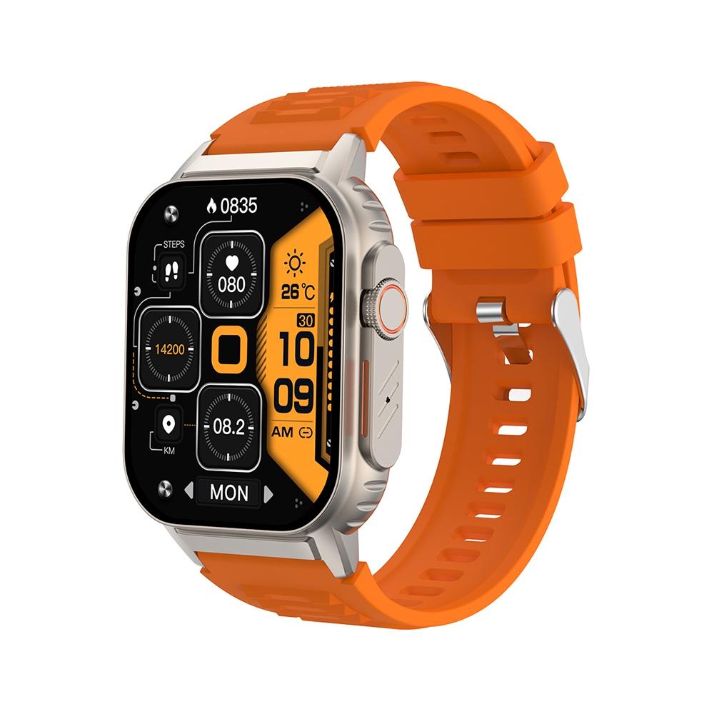 G41 Smart Watch With Bluetooth Calling, Health Fitness Tracker, IP67 Waterproof 2.01 Inch Display orange