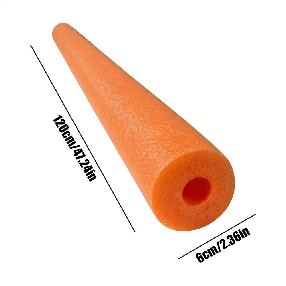 Soft Pool Noodles Foam Float Sticks For Swimming, Water Games & Beach Fun orange