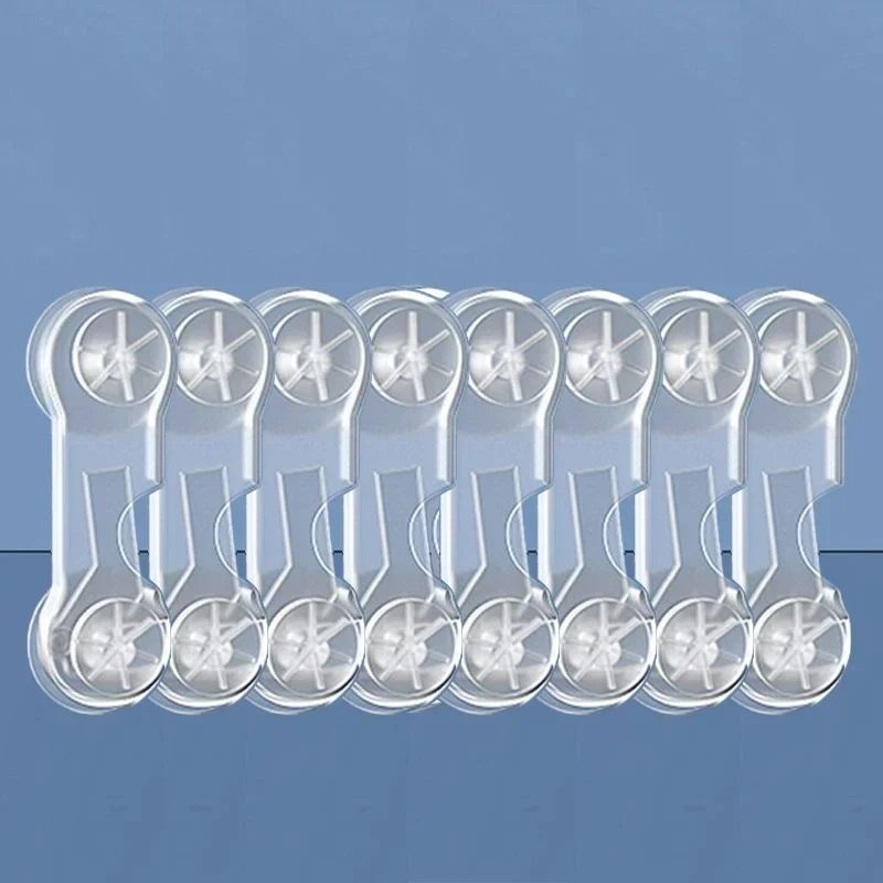 Child Safety Cabinet And Drawer Lock Set 8short Transparent