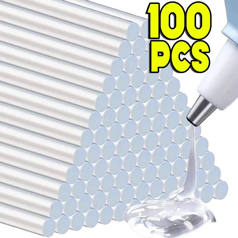 Heavy Duty Hot Glue Sticks For Glue Gun Strong Clear Adhesive For DIY Crafts And Repairs 7x100mm 10pcs