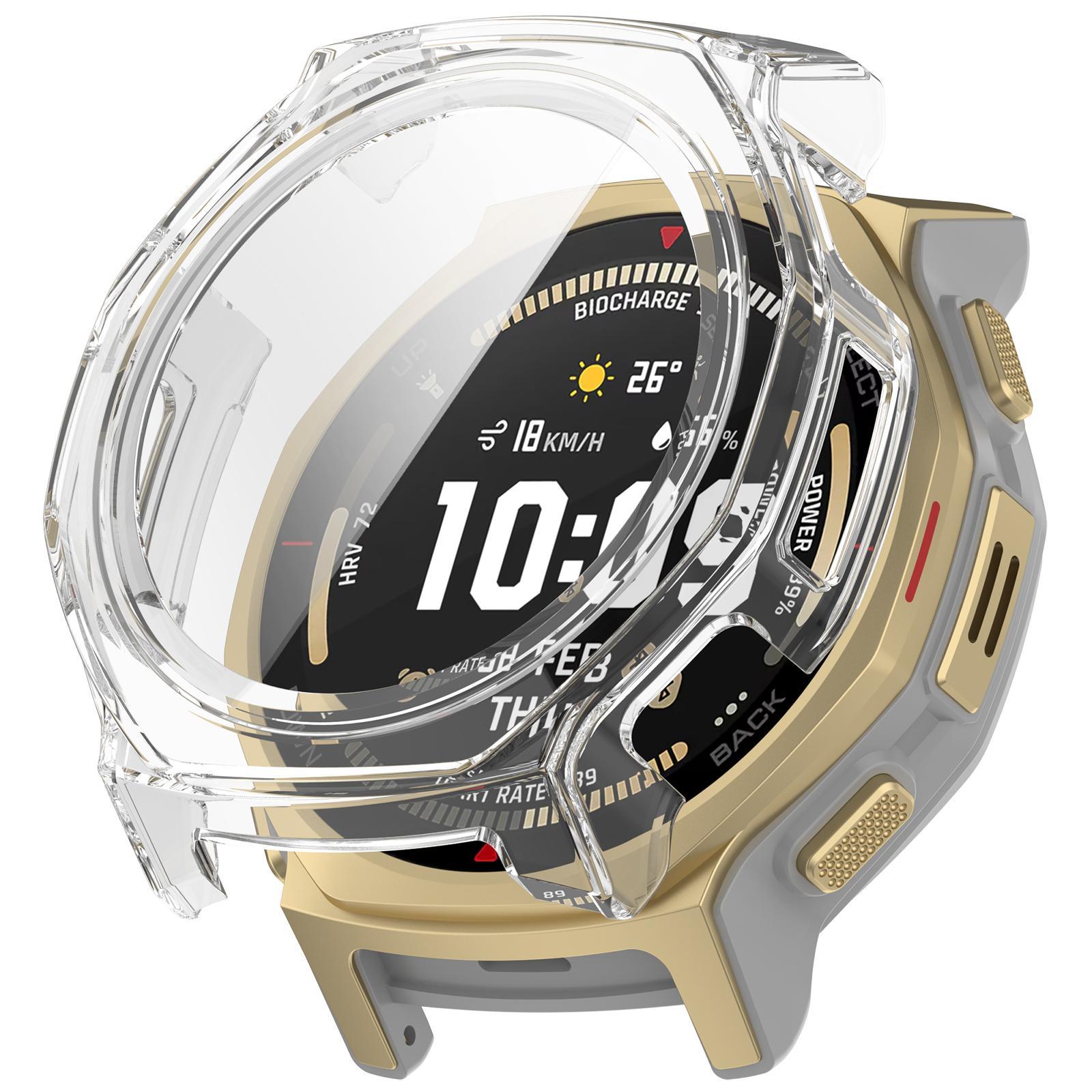 Amazfit T Rex 3 Pro 44mm Tempered Glass PC Watch Protective Cover Full Protection transparent