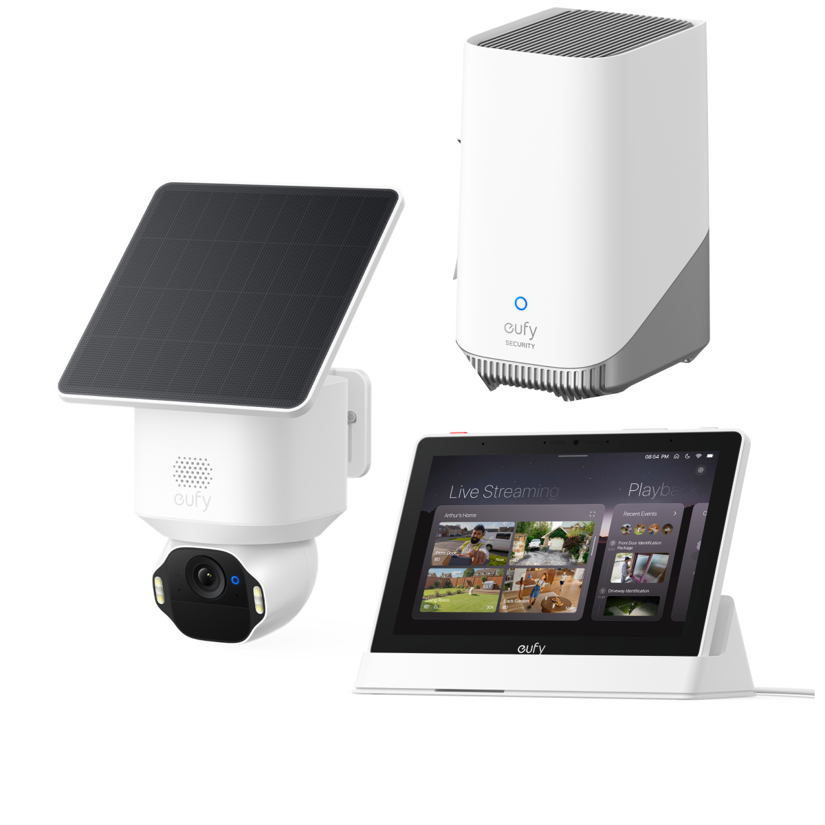 eufyCam Solo E42 (1er-Pack) mit HomeBase™ S380 Image