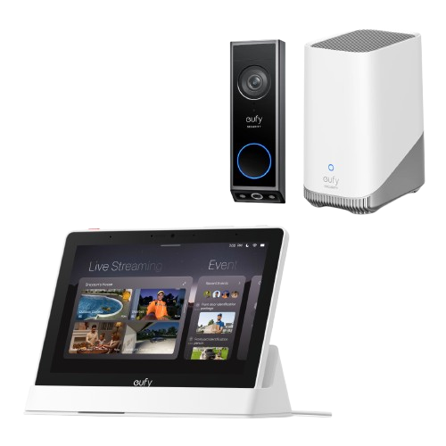 eufy Smart Display und Türklingel mit Kamera E340 und eufy HomeBase™ S380 Image