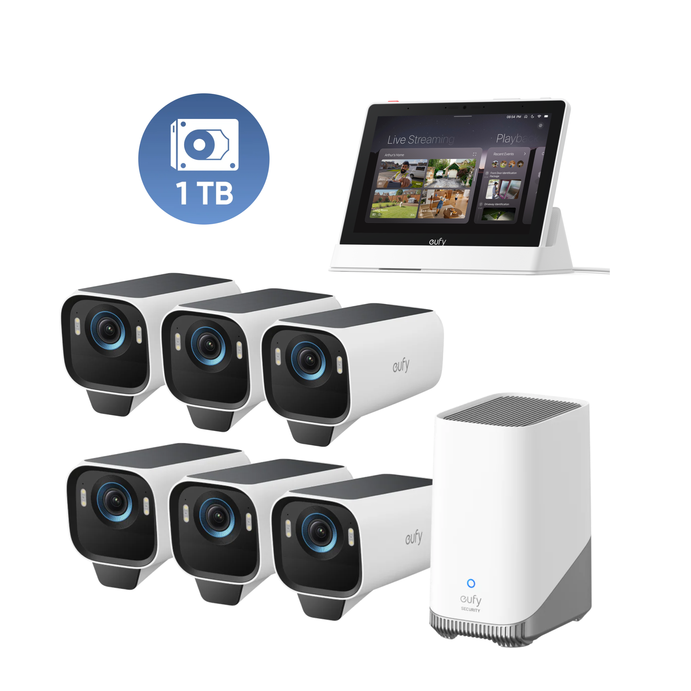 eufyCam S3 Pro 6‑Kamera‑Set Image