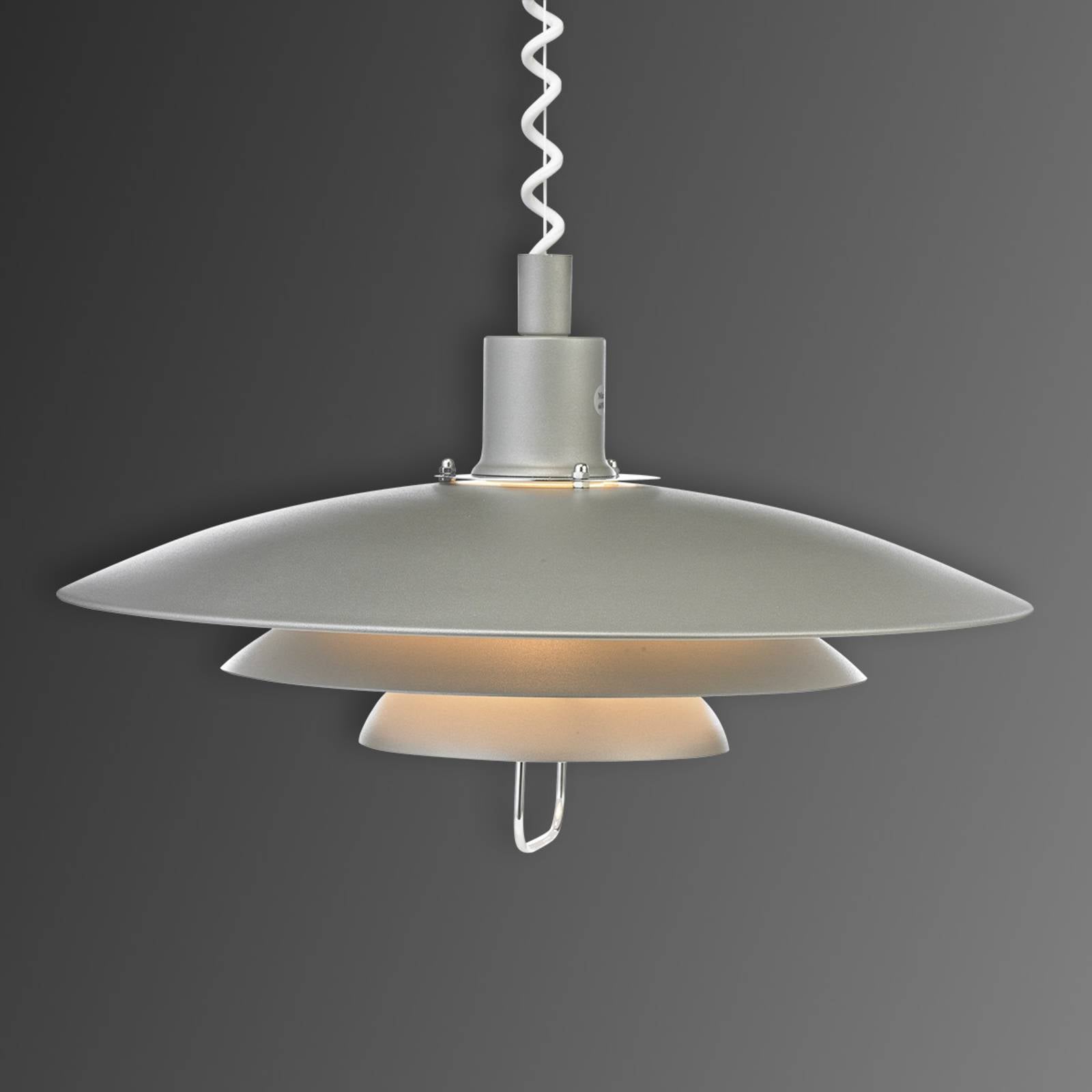 Markslöjd Lampada a sospensione KIRKENES, dimmerabile, Alluminio / Grigio / Zincato, Soggiorno / Sala da pranzo, Metallo, Moderno, Lampada a sospensione