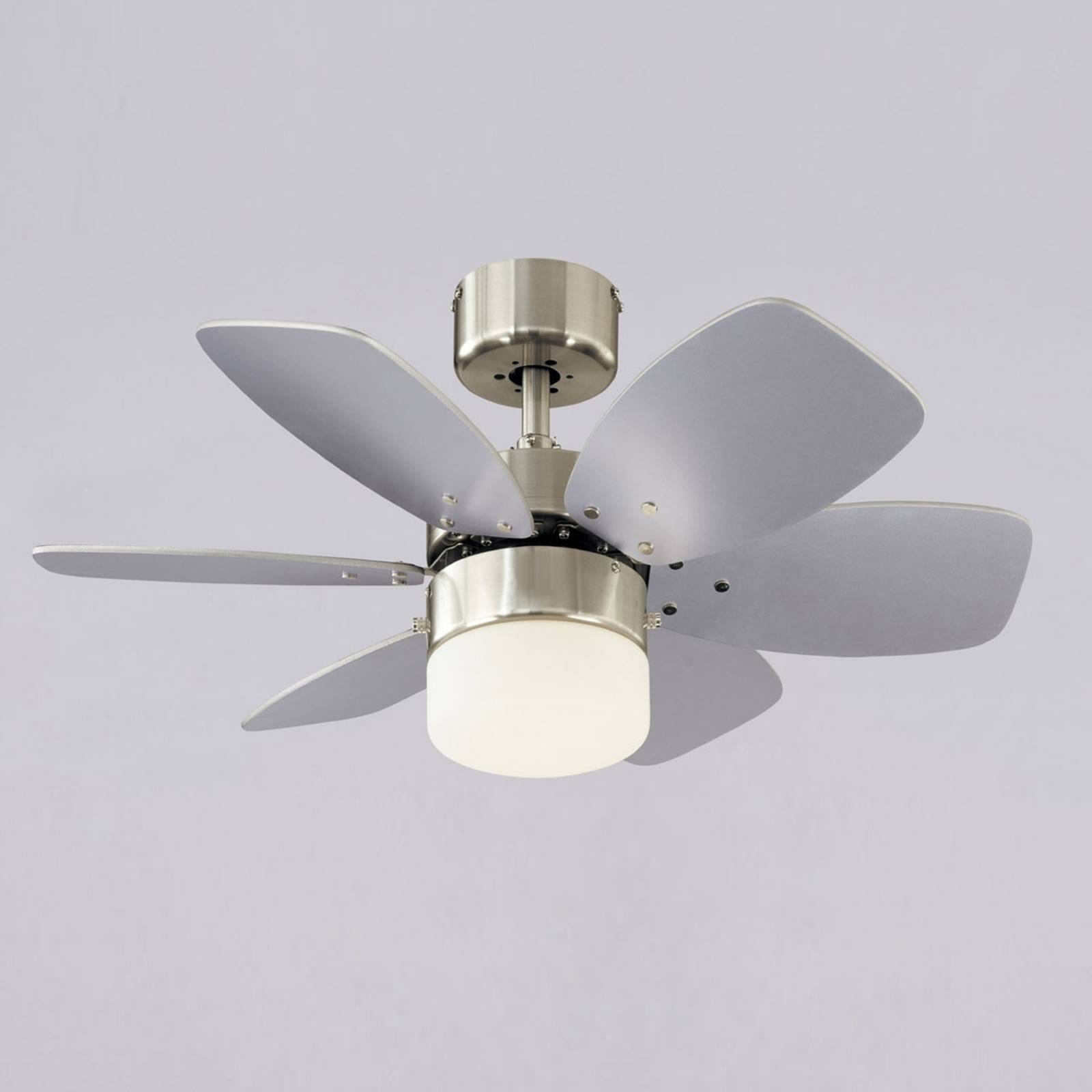 Westinghouse Floral Royal ventilatore a soffitto FLORAL, Alluminio / Grigio / Zincato, Soggiorno / Sala da pranzo, Metallo, Moderno